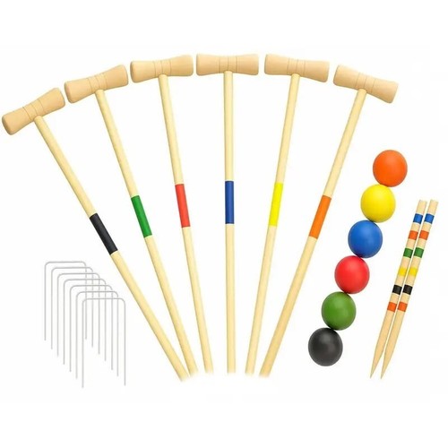 Player croquet set wooden - 6,