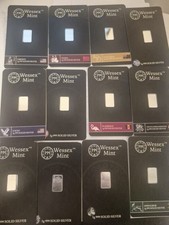 Wessex Mint 1g Silver Bars