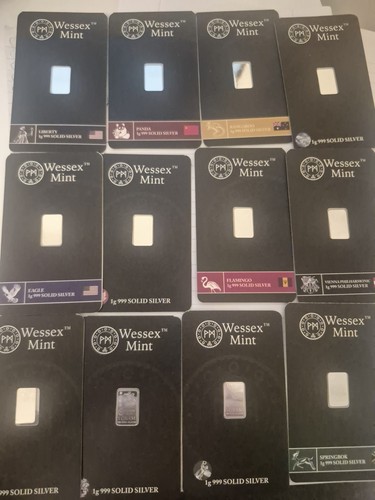 Wessex mint silver bars - mint,