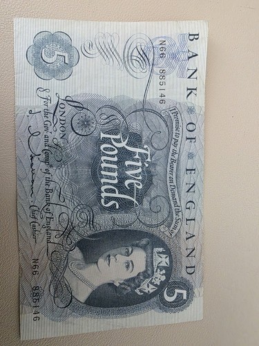 Old note hollom - old, £5