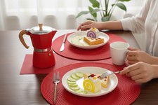 Set of 4 Round Woven Placemats