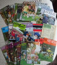 38 different copies of `League Football/Football League Review` from 1960s