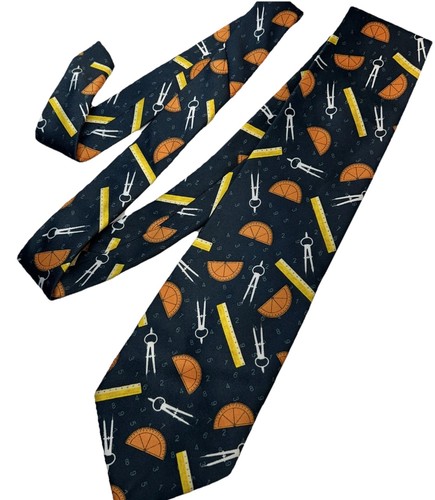 Math nerd geeky school tie - nerd,
