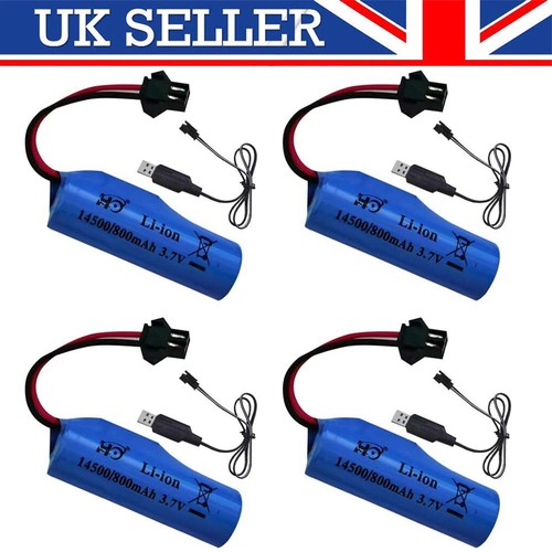 4pcs 800mah li ion - 800mah, li-ion