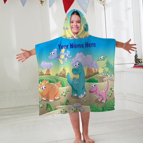 Kids personalised hooded towel - kids,