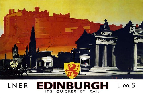 Art edinburgh trams - ad, lner