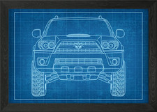 Toyota Hilux 4x4 Framed Wall