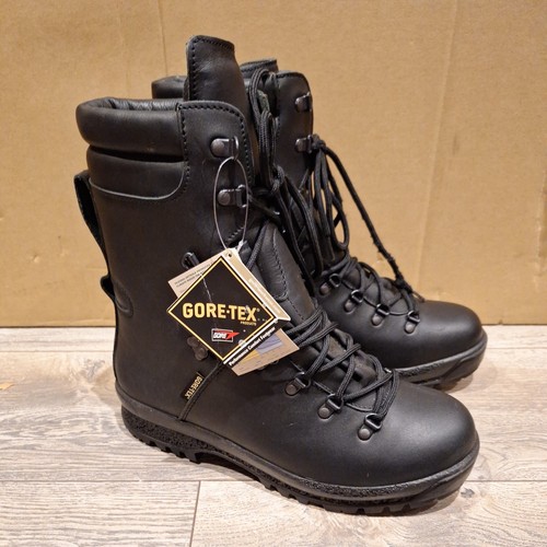Black leather gore tex - black,
