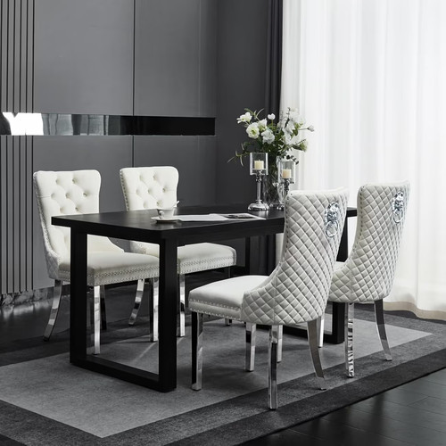 Luxury velvet dining chairs - velvet,