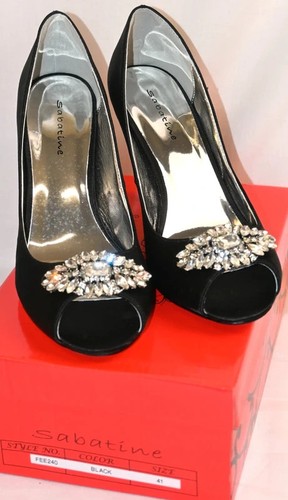 Sabatine womens black peep - sabatine,