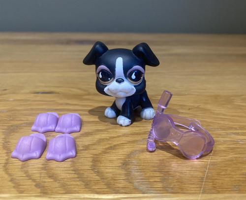 Littlest pet shop boxer dog - littlest,