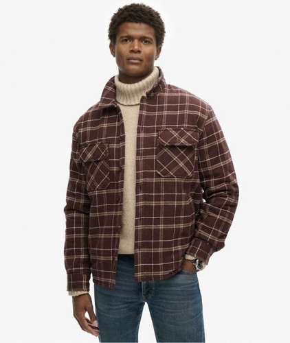 Superdry mens surplus check - superdry,
