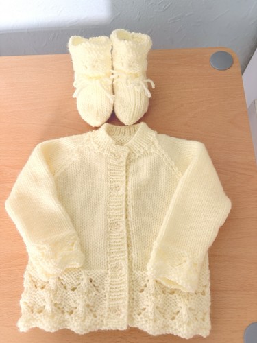 Hand knitted baby girls - baby,