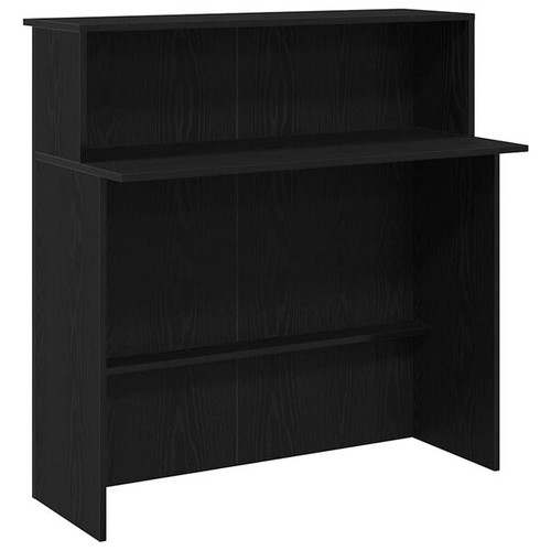 Reception desk black front - desk,