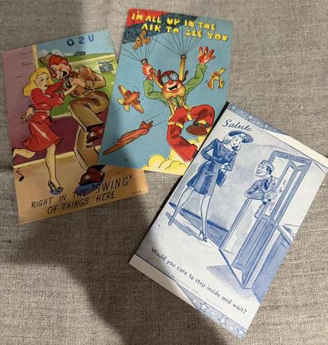 Vintage comic postcard - comic, lot