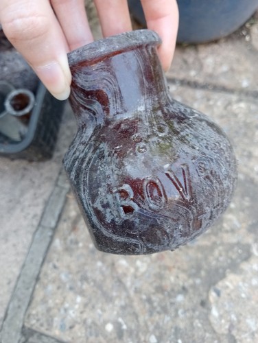 Early 1900s bovril glass - early,
