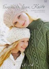 New Hayfield 20 Designs Knitting Pattern Book Favourite Aran Knits 342