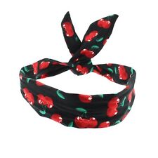 Zac's Alter Ego® Rockabilly Cherry Print Wire Headband