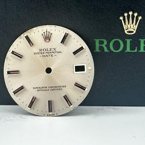 Rolex date men 34mm - men's, silver