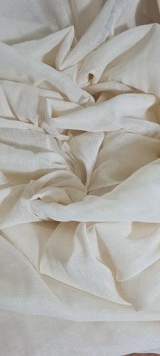 1mtr ivory colour - muslin,