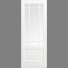 LPD Internal Downham Glazed Clear Bevelled Glass Prime Plus - 9L White Doors