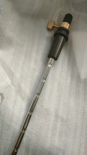 Double bass ebony endpin - double,