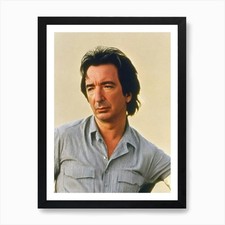 Alan Rickman Retro Collage