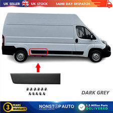 Moulding Trim Panel Rear Right Dark Grey For FIAT Ducato 2006 on 8547W8