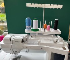 BROTHER 10 SPOOL THREAD STAND EASY SEWING WITH MULTIPLE COLOURS