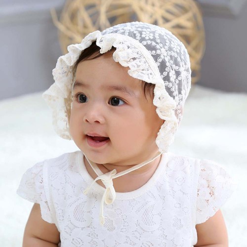 1pc baby lace hat sunscreen - baby,