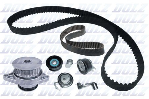 Water pump timing belt kit - belt,