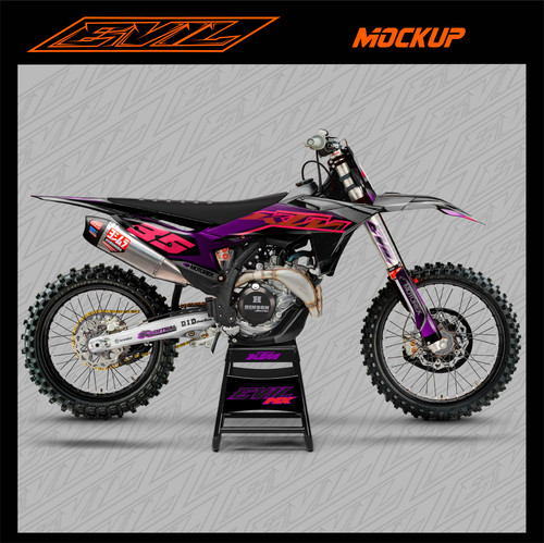 Custom graphics kit ktm sx - graphics, kit: