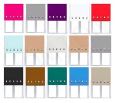 Roller Blinds Easy Fit Trimable Home Office Window Square Eyelet Fabric Blind