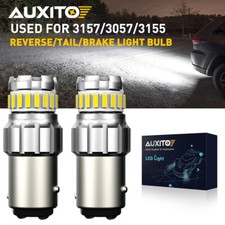 2Pcs 1157 LED Tail Brake Stop Reverse Parking Turn Signal Light Bulb Super White