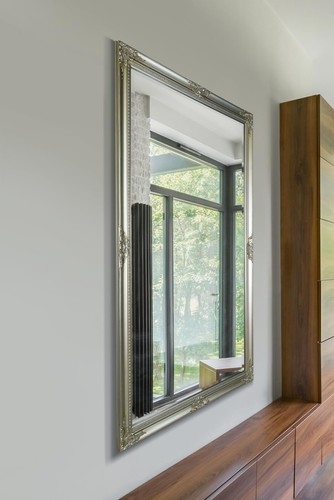Extra large mirror - mirror, silver