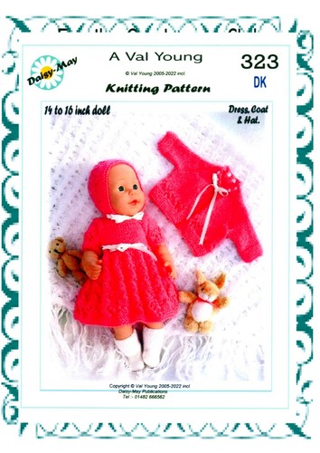Dolls knitting pattern 323 - dolls,