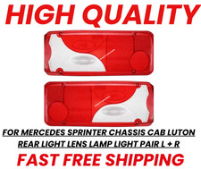 For Mercedes Sprinter Chassis Cab Luton Rear Light Lens cover Light Pair L + R