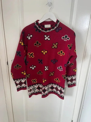 Vintage next red patterned - vintage,