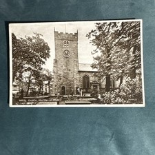 Vintage Postcard Parish Church Poulton -Le-Fylde H8
