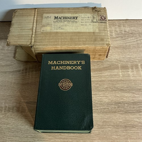 Vintage machinery handbook - machinery's,
