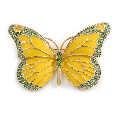 Yellow enamel grass - yellow,
