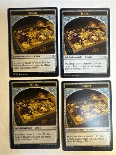 Mtg ixalan treasure tokens - 4x,