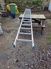 LADDER Aluminium   13 foot  long CONSTRUCTION, WINDOWS,  DIY,  ROOF 