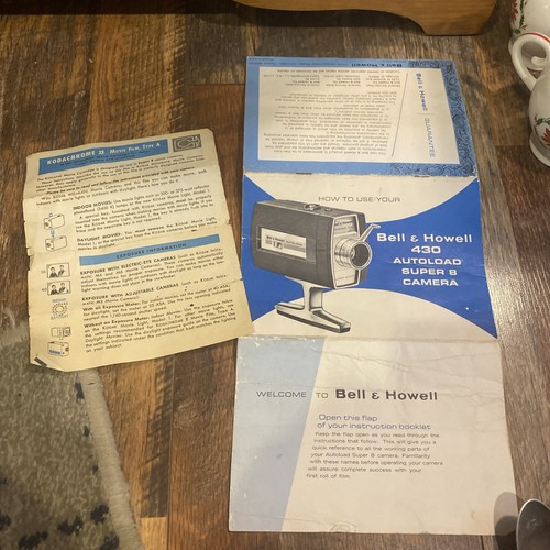 Original bell howell 430 - bell,