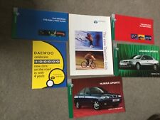 Daewoo  brochures x 6   in VGC all 1999