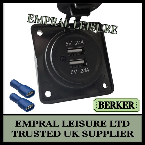 12v berker dual double - 12v,