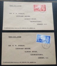 CHANNEL ISLANDS FDCs  10/05/48  3RD ANNI'SARY OF LIBERATION SGC1 + 2 INDIVIDUALS
