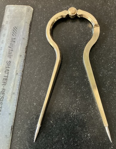 Steel and brass single handed - and,