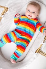 Frugi Unisex Rainbow Romper -