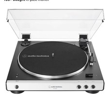 Audio-Technica AT-LP60XBT-WH Fully Automatic Bluetooth Turntable – B Stock